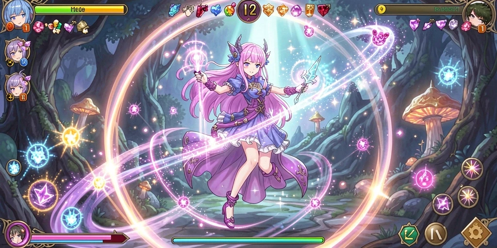 indslot - Screen slot dengan tema fantastis dan penuh warna.